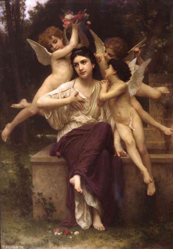 Ave De Printemps Bouguereau A4 Photo Print
