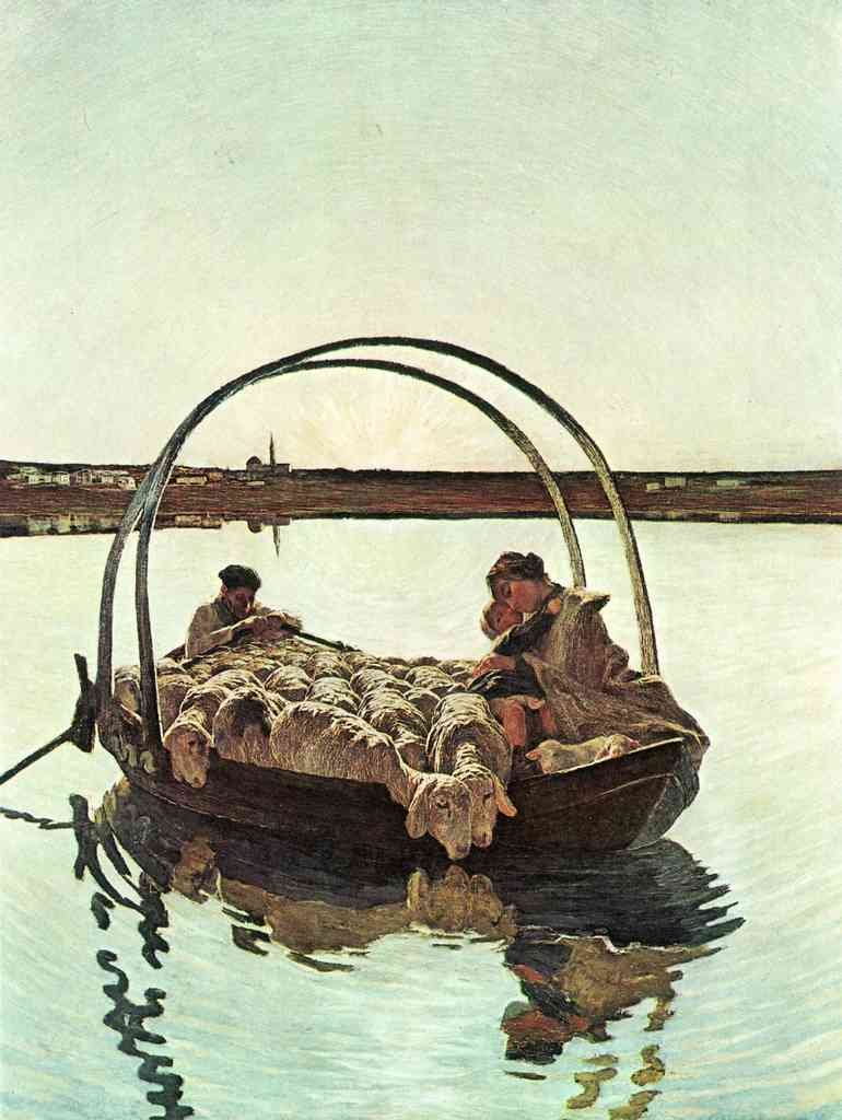 Ave Maria Giovanni Segantini Symbolism A4 Photo Print