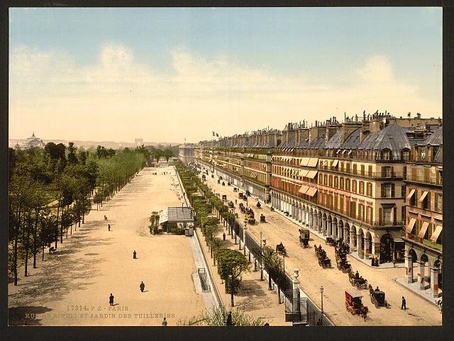 Avenue de la opera Exposition Universal 1900 Paris Vintage A4 Photo Print