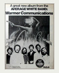 Average White Band 4 Vintage Retro Advert Poster A4 Photo Print
