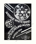 Average White Band Vintage Retro Advert Poster A4 Photo Print