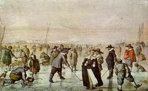 Avercamp Hendrick A Scene On The Ice A4 Photo Print