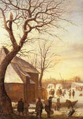 Avercamp Hendrick Winter Landscape 2 A4 Photo Print