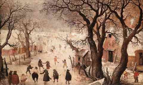 Avercamp Hendrick Winter Landscape 3 A4 Photo Print