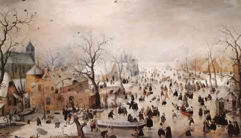 Avercamp Hendrick Winter A4 Photo Print