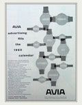 Avia Calendar Print Vintage Retro Advert Poster A4 Photo Print