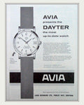 Avia Dayter Watch Vintage Retro Advert Poster A4 Photo Print