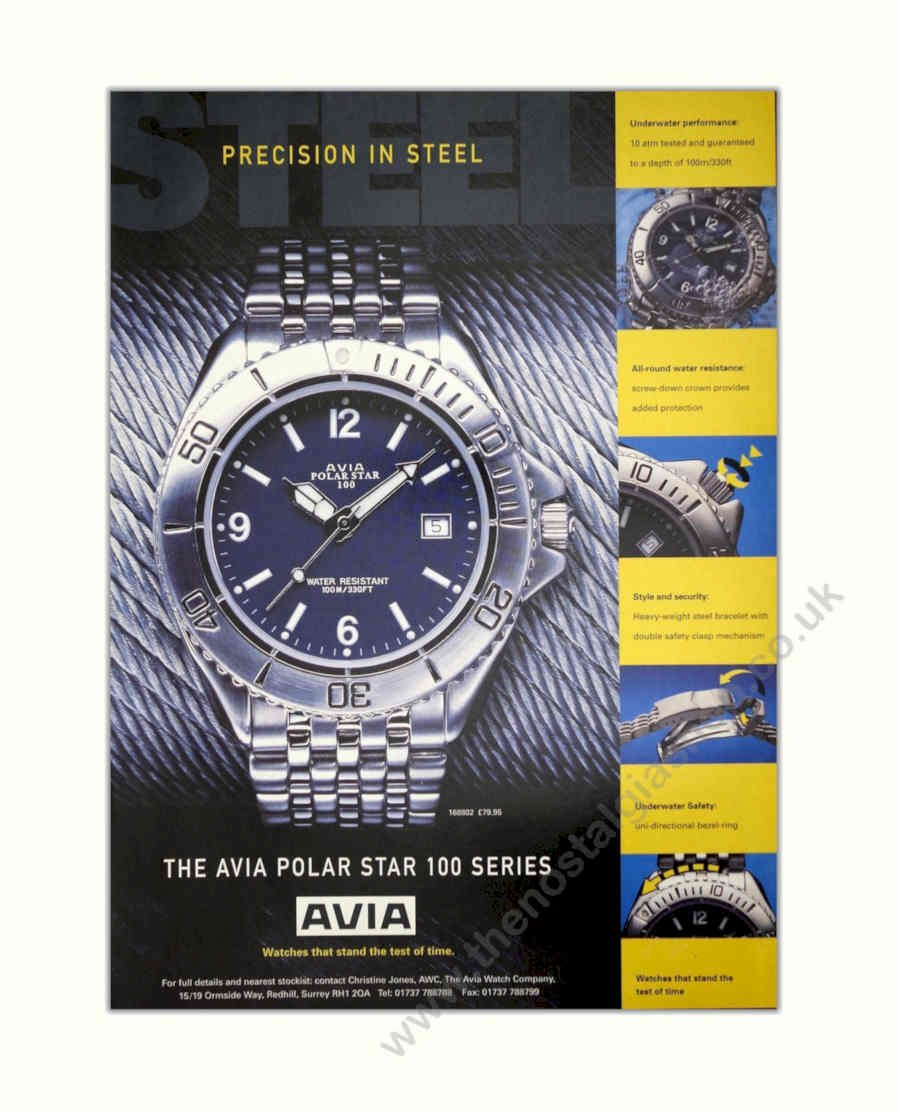 Avia Polar Star Vintage Retro Advert Poster A4 Photo Print