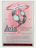 Avia Swiss Watches Vintage Retro Advert Poster A4 Photo Print