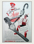 Avia Watch Poster 2 Vintage Retro Advert Poster A4 Photo Print