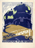Aviatik Bridge Plane Vintage Retro Advert Poster A4 Photo Print