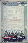 Aviation Cadet Requirements Vintage Retro Advert Poster A4 Photo Print