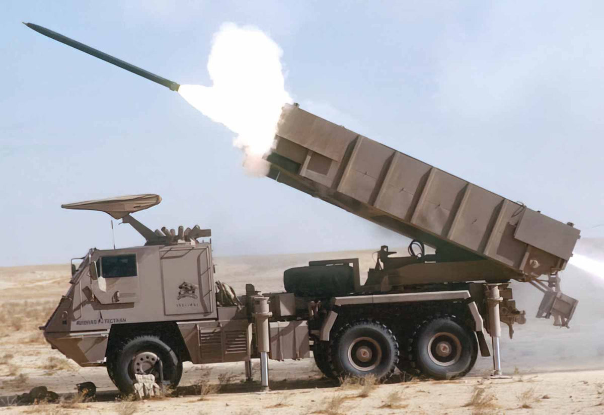Avibras Astros Ii Mlrs 6x6 Wheeled Rocket Launcher Vehicle (2) Military A4 Photo Print