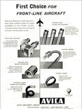 Avica Equipment Jets Vintage Retro Advert Poster A4 Photo Print