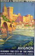 Avignon by Roger Broders Vintage Advert A4 Photo Print