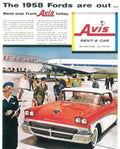 Avis Ford Thunderbird Vintage Retro Advert Poster A4 Photo Print