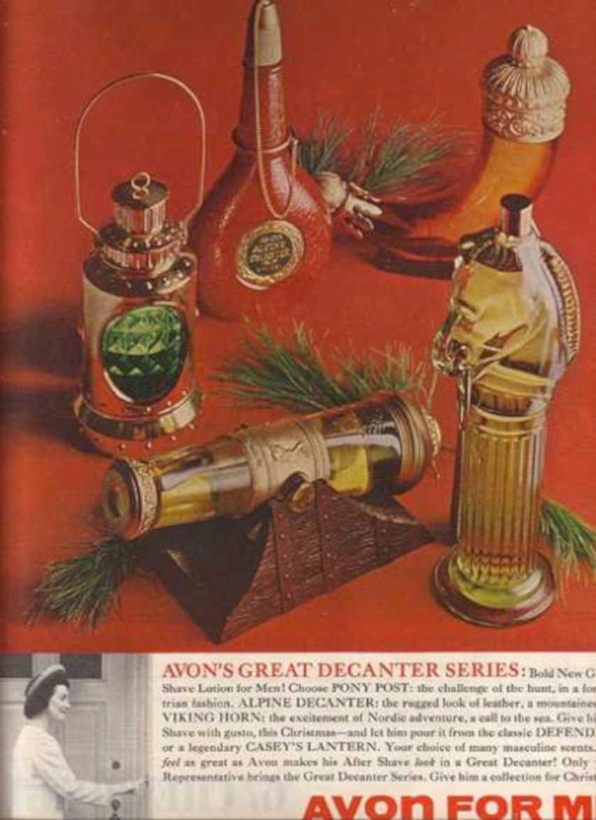 Avon Decanter Series Vintage Retro Advert Ads A4 Photo Print