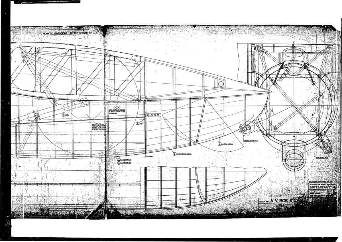 Avro Lancaster Blueprints Engine IB Hercules 06 A4 Photo Print