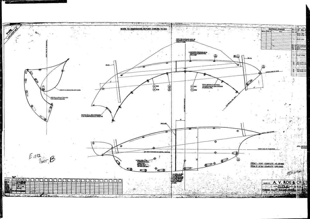 Avro Lancaster Blueprints Engine IB Merlin 04 A4 Photo Print