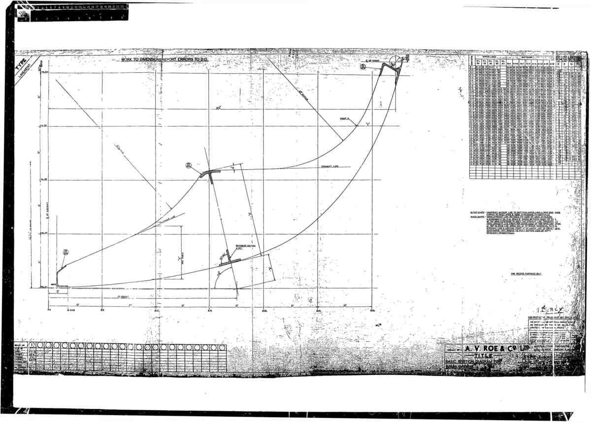 Avro Lancaster Blueprints Fuselage Bomb Door 06 A4 Photo Print