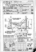 Avro Lancaster Blueprints Fuselage Former to Floor 01 A4 Photo Print