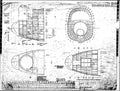 Avro Lancaster Blueprints Fuselage Nose GA 01 A4 Photo Print