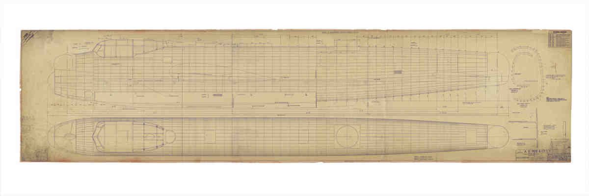 Avro Lancaster Blueprints Lancaster Port 03 A4 Photo Print