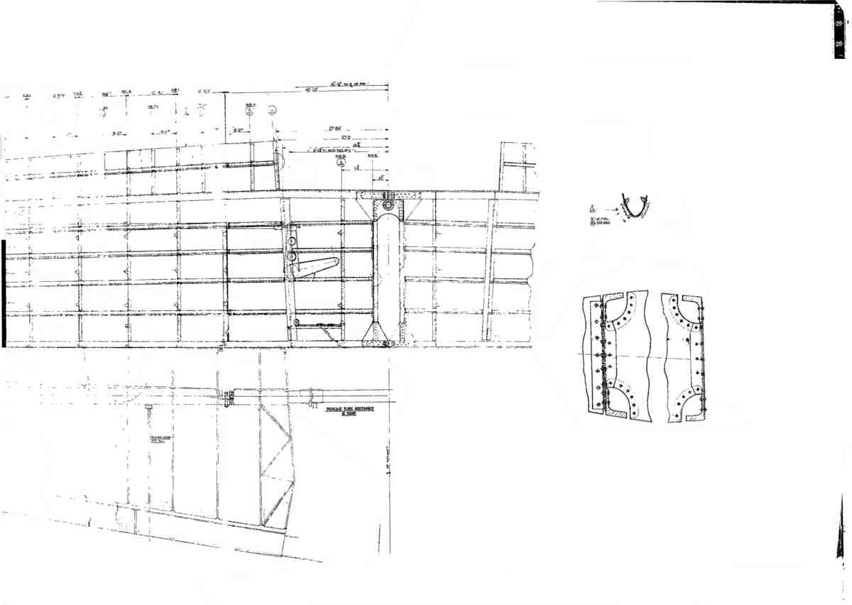 Avro Lancaster Blueprints Tailplane 03a A4 Photo Print