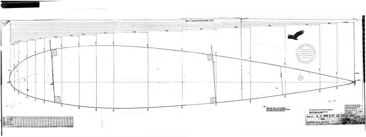 Avro Lancaster Blueprints Wing Rib 22 04 A4 Photo Print
