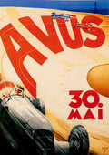 Avus Vintage A4 Photo Print