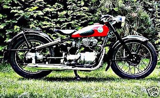 Awo 425T motorbike A4 Photo Print