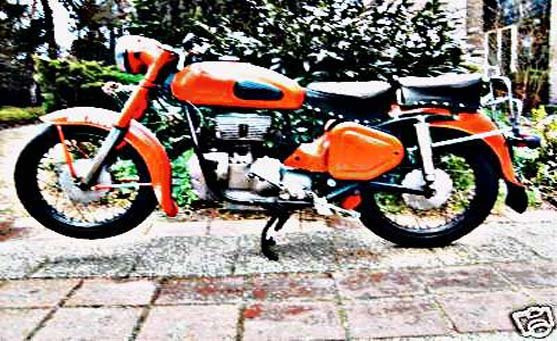 Awo Simson 425S motorbike A4 Photo Print