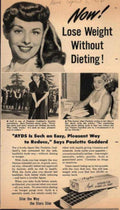 Ayds Women Table Vintage Retro Advert Ads A4 Photo Print