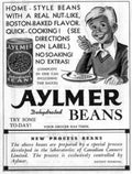 Aylmer Beans Plate Vintage Retro Advert Ads A4 Photo Print