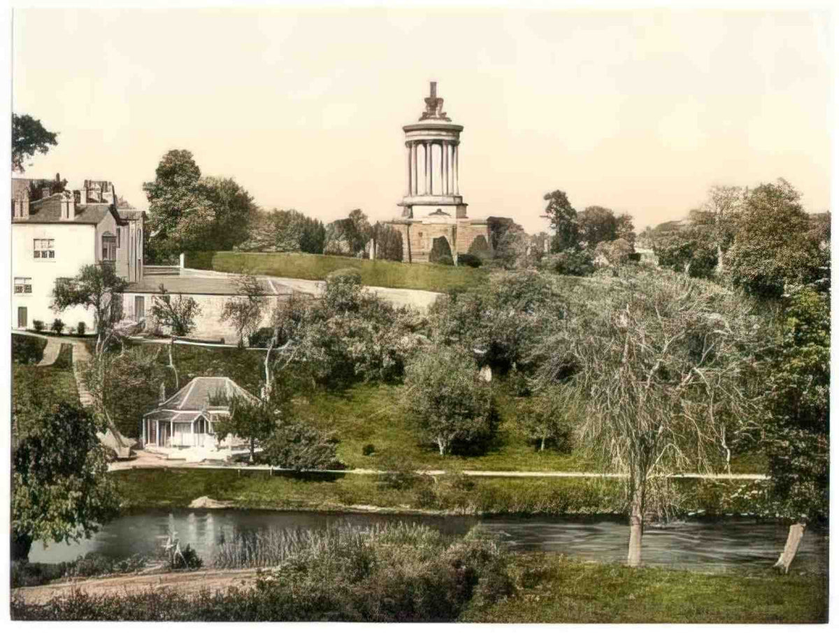 Ayrshire Ayr Alloway Burns Monument Vintage A4 Photo Print