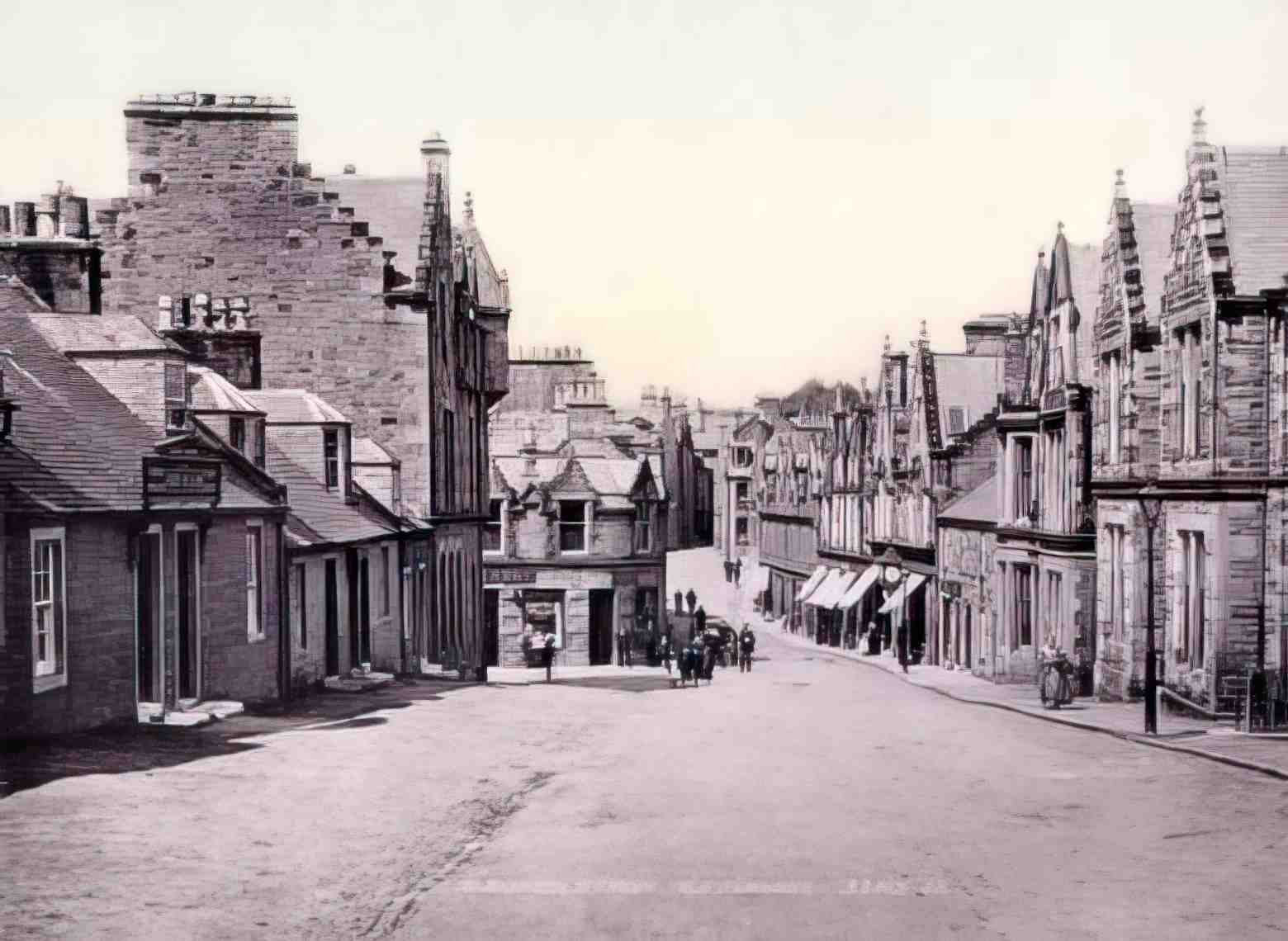 Ayrshire Cumnock Glaisnock Street Vintage A4 Photo Print