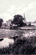 Ayrshire Cumnock Lugar Water and UF Churches Vintage A4 Photo Print