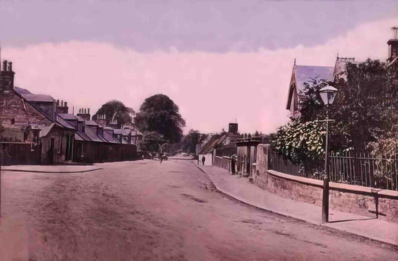 Ayrshire Cumnock Street View Vintage A4 Photo Print