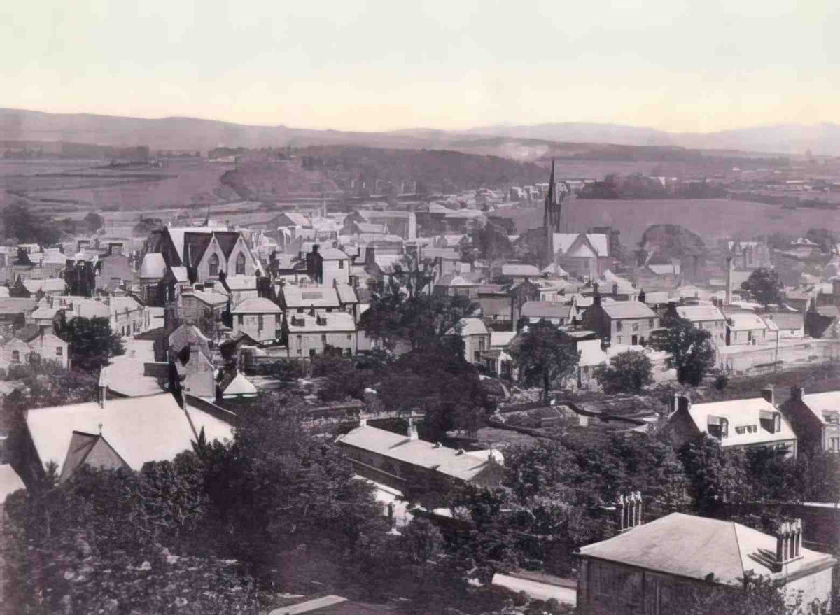 Ayrshire Cumnock from Stepends Vintage A4 Photo Print