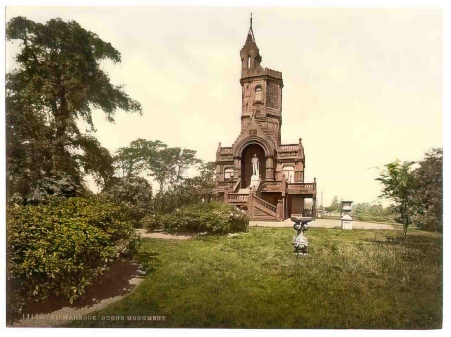 Ayrshire Kilmarnock Burns Monument Vintage A4 Photo Print