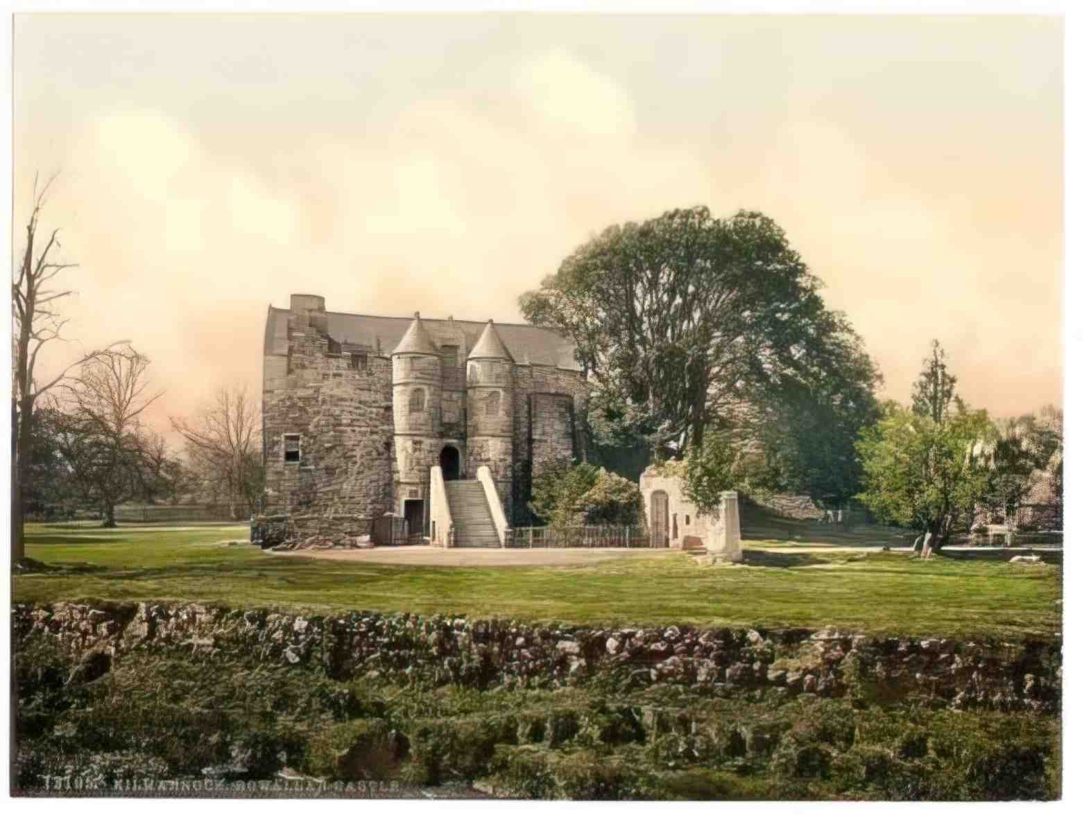 Ayrshire Kilmarnock Rowallan Castle Vintage A4 Photo Print
