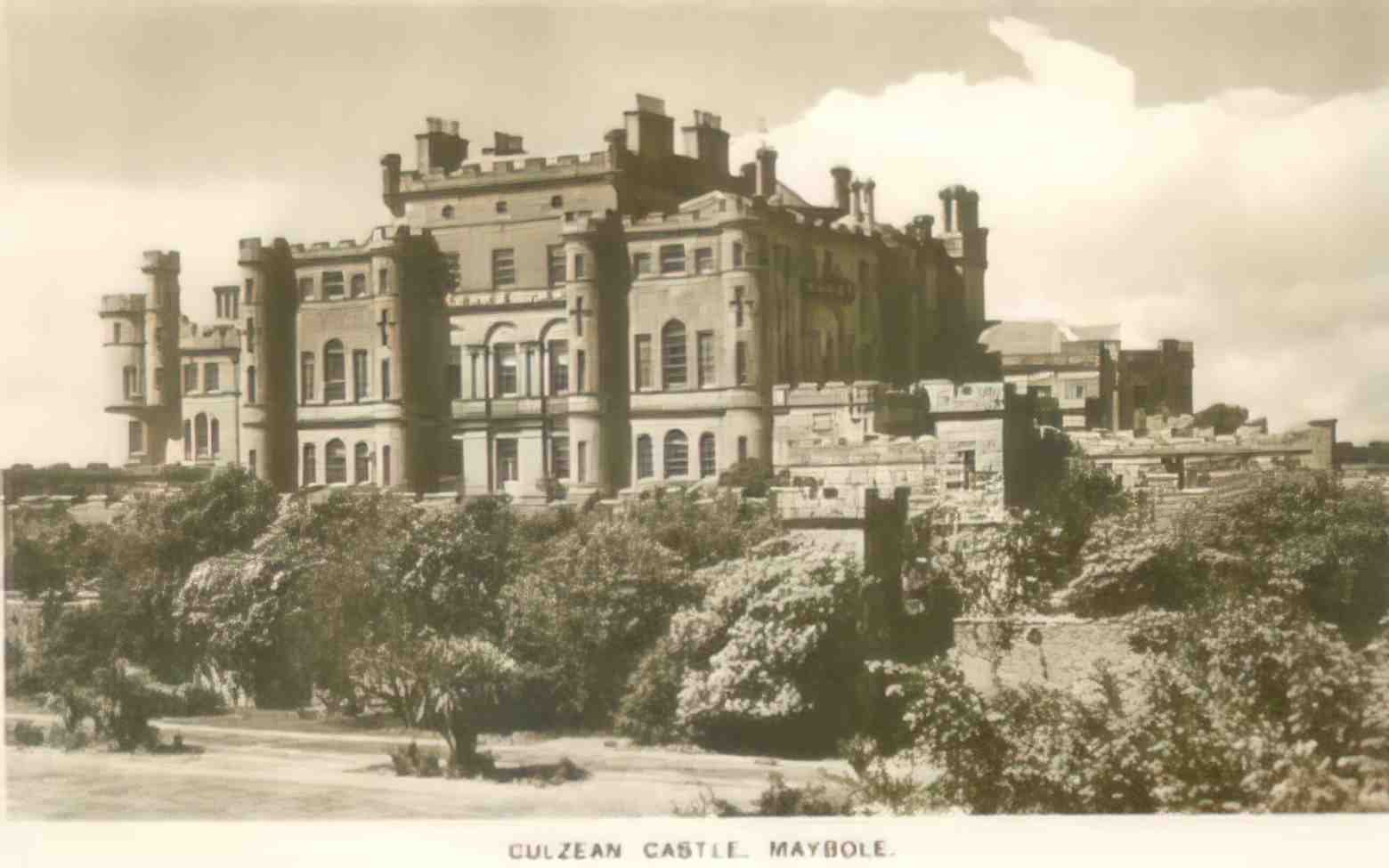 Ayrshire Maybole Culzean Castle Vintage A4 Photo Print
