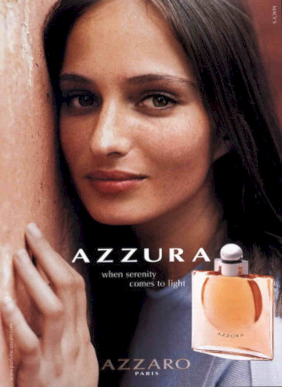 Azzura Perfume Bottle Vintage Retro Advert Poster A4 Photo Print