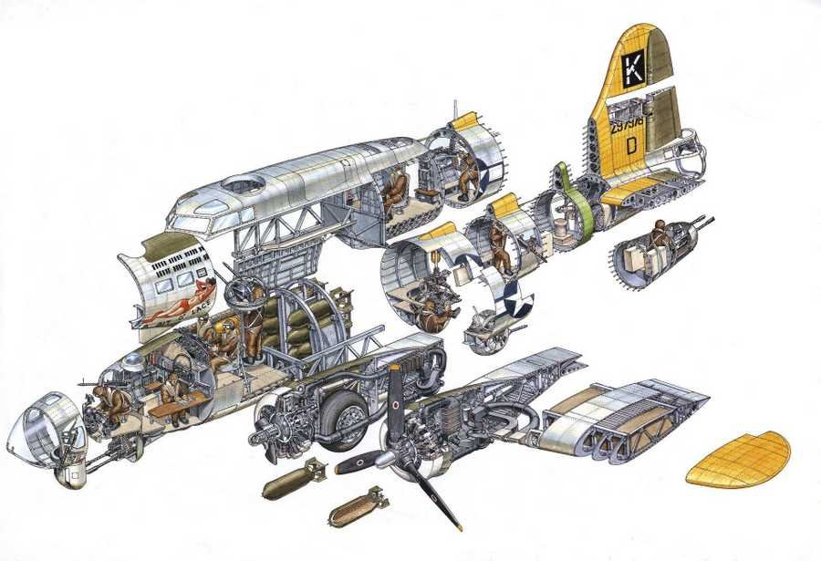 B 171 cutaway A4 Photo Print