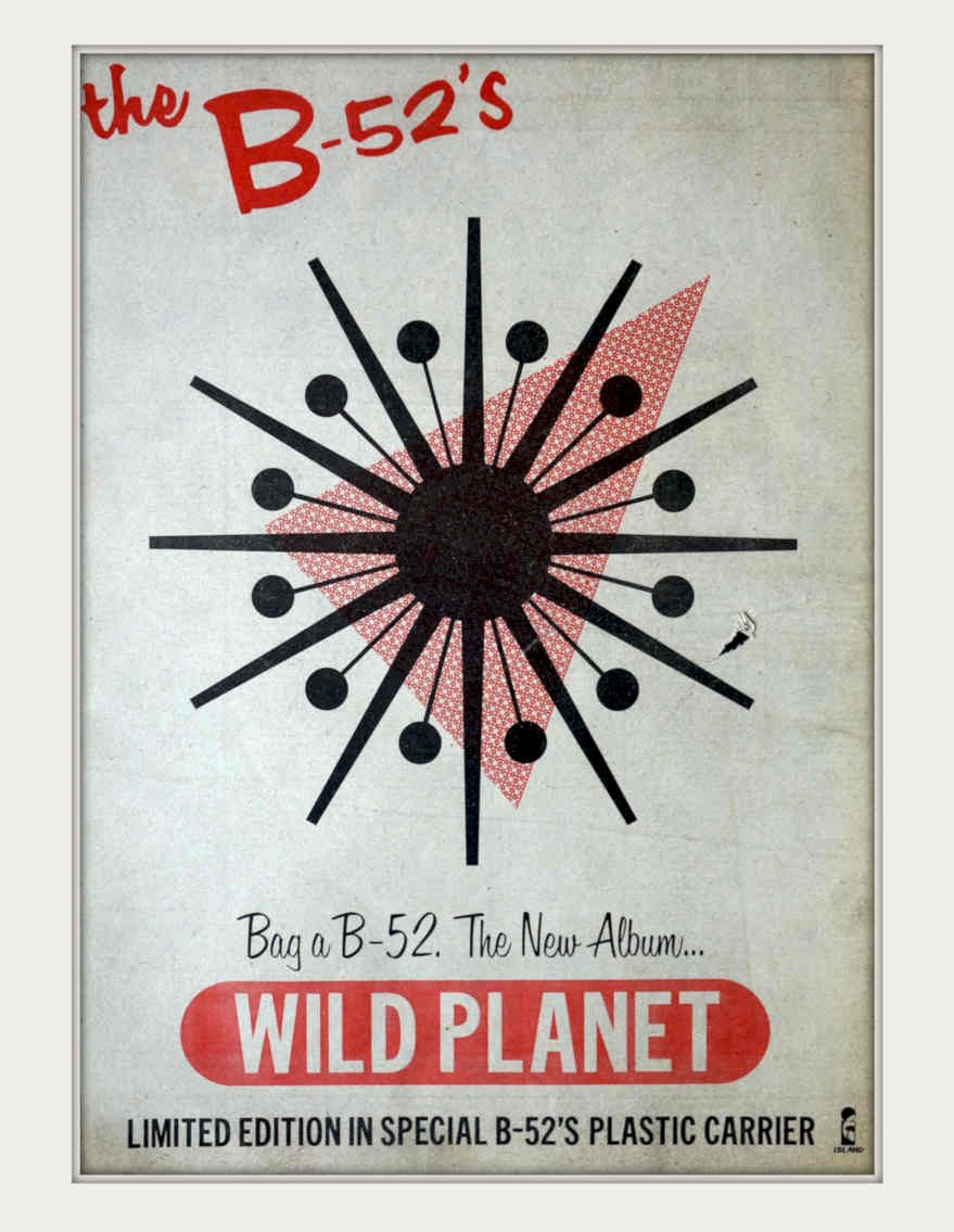B 52 Wild Vintage Retro Advert Poster A4 Photo Print