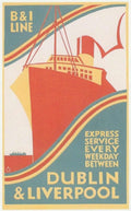 B I Line Vintage Retro Advert Poster A4 Photo Print