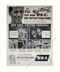 B Sa Pace Vintage Retro Advert Poster A4 Photo Print