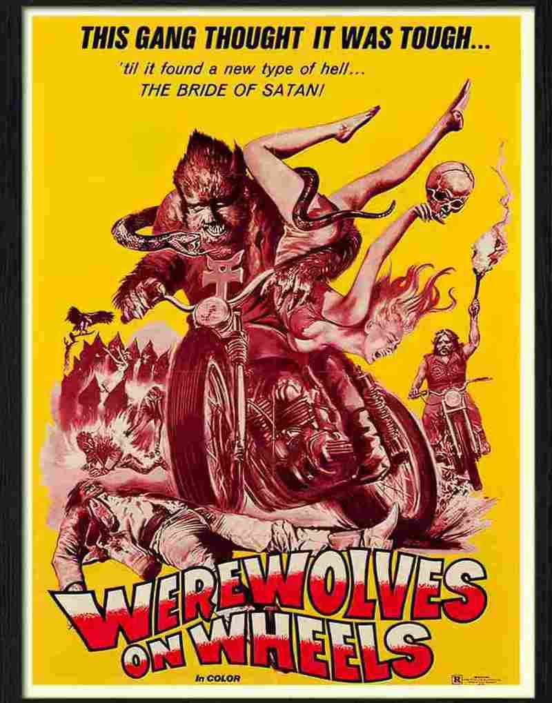 B werewolves on wheels 1971 2 Advert A4 Photo Print