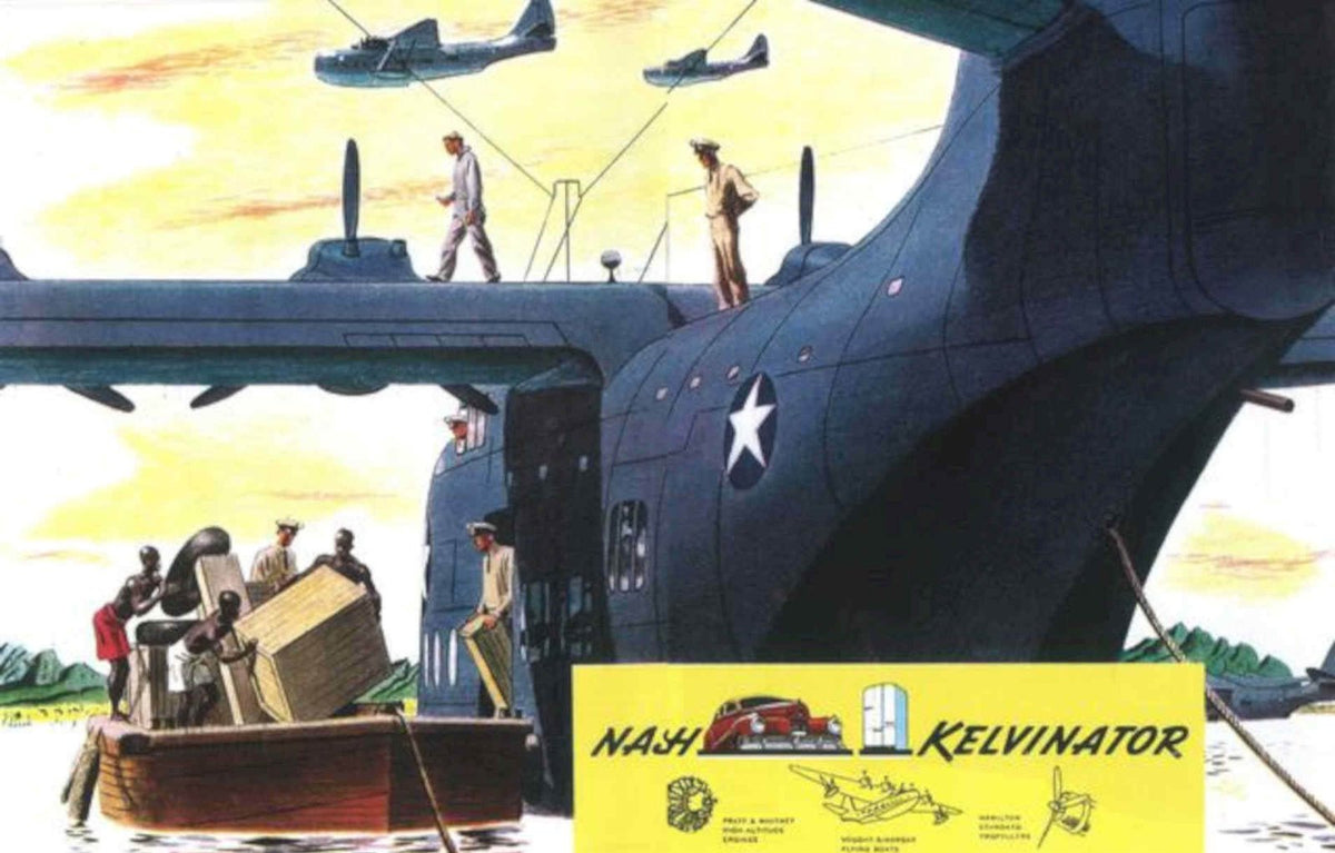 B25 Mitchell Bomber Vintage Retro Advert Poster A4 Photo Print