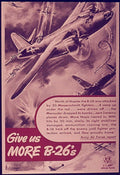 B26 Marauders Naples Vintage Retro Advert Poster A4 Photo Print
